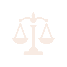 Balance de la justice beige sur fond noir.